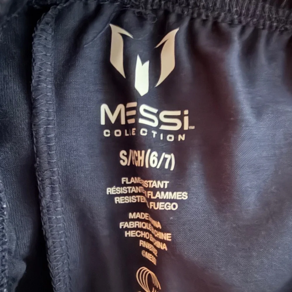 Messi Collection Kids Navy Blue 10 Messi Graphic‎ PJ Pants Size S 6/7 NWT